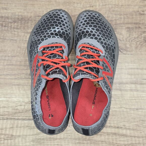 New Balance Minimus Women's Size 7 Gray Red Barefoot Trail Running Shoes (WR1GP) - Picture 5 of 9